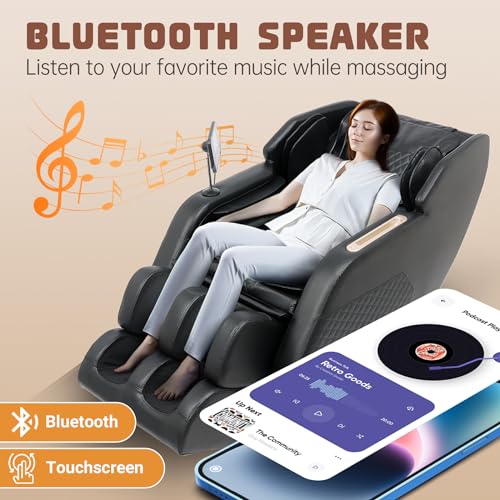 2024 BILITOK Zero Gravity Massage Chair with Bluetooth