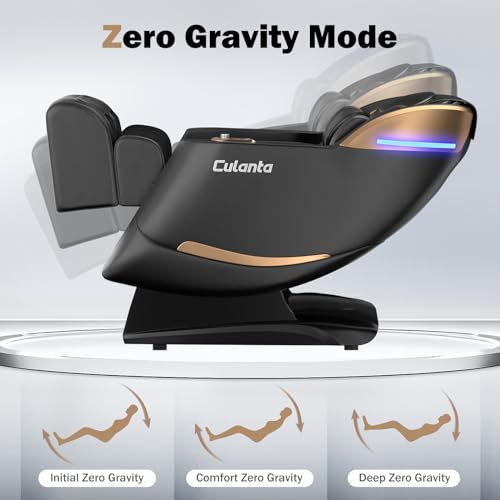Culanta Full Body Zero Gravity Massage Chair (U1-Black)