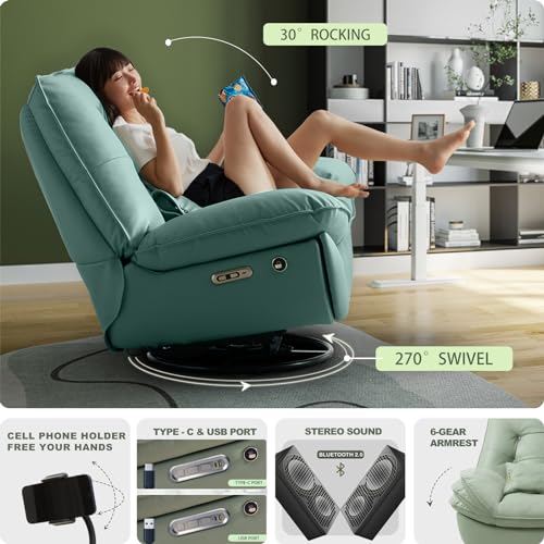 Dozzy Electric Swivel Rocker Recliner with Smart Features
