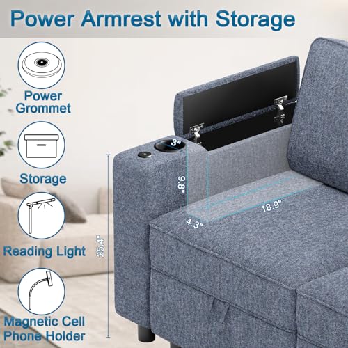 All-in-One Modular Sectional Sofa with Smart Features