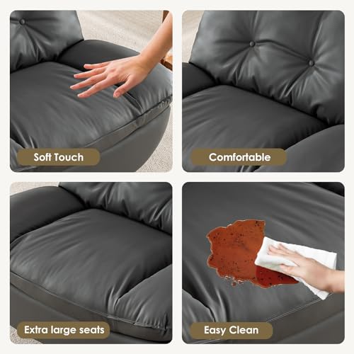 HAIZAO Smart Electric Recliner Swivel Rocking Chair Gray
