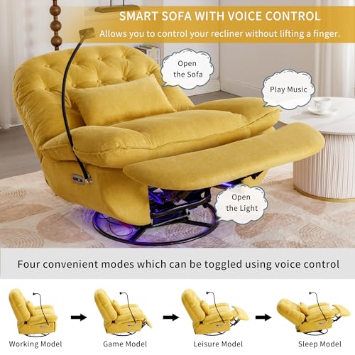 Merax Smart Power Recliner Chair with Voice Control