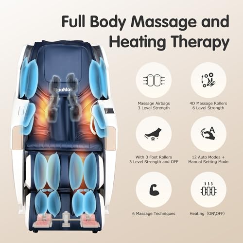 iBooMas Full Body Massage Chair with APP Control