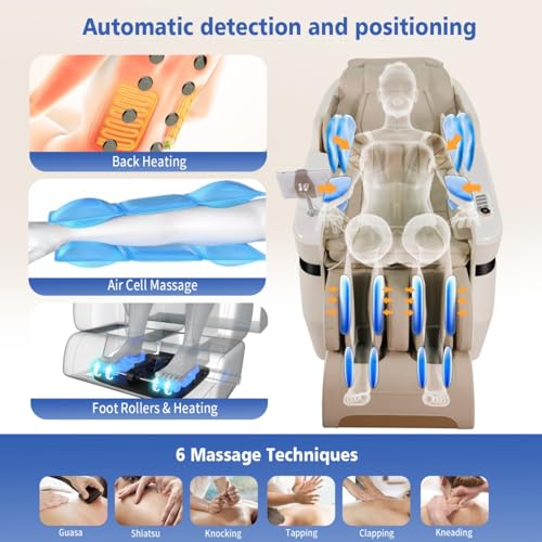 2024 OWAYS 4D Zero Gravity Shiatsu Massage Chair