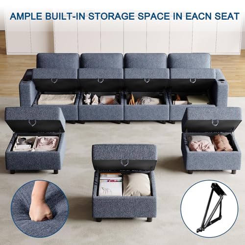 All-in-One Modular Sectional Sofa with Smart Features