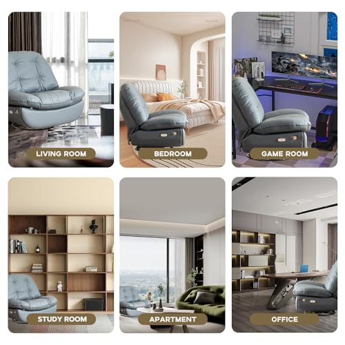 HAIZAO Smart Electric Recliner Swivel Rocking Chair Gray