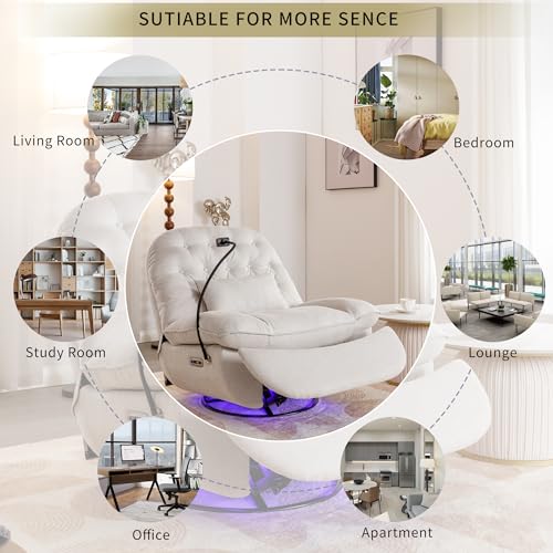 Smart Power Recliner Chair with Bluetooth Music Player