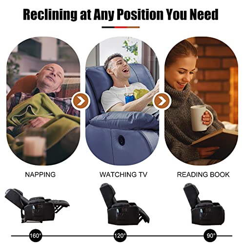 VUYUYU Power Recliner Chair with Heat and Massage
