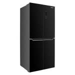 CONTOURE RV Deluxe Black Glass Refrigerator, 15.5 cu.ft. 4-Door | Ultra-Fast Cooling, SMART-Temp Control, LED Lighting |Secure Storage | R-1540GBK