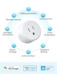 Smart WiFi Plugs with Voice Control & Timer