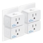 EIGHTREE 5GHz Smart Plug 4-Pack with Energy Monitor