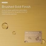 Moen S72308EVBG STO Smart Touchless Pull Down Sprayer Kitchen Faucet with Voice Control and Power Boost, Brushed Gold