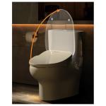 iCleaningo DC01 Bidet Attachment For Toilet Warm Water,iCleaningo Bidet Toilet Seat With Auto Open/Close Lid,Heated Bidet Seat,Air Dryer,Instant Warm Water,Vortex Sprayer, Auto Nightlight,Elongated