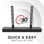 Universal TV Mount for Bose Soundbars - Black