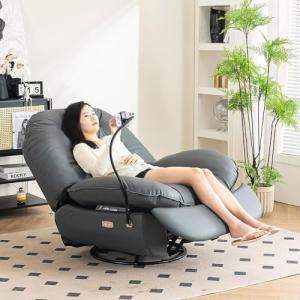 Electric Recliner Chair with Swivel Rocker for Adults