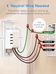 Smart 3-Way Light Switch for Home Automation