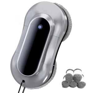 eTRY Window Cleaning Robot with Dual Water Spray 70ML Window Cleaner Robot 3500Pa Suction Power for Windows/Tiles/Glass Door