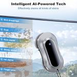 eTRY Window Cleaning Robot with Dual Water Spray 70ML Window Cleaner Robot 3500Pa Suction Power for Windows/Tiles/Glass Door