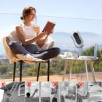 eTRY Window Cleaning Robot with Dual Water Spray 70ML Window Cleaner Robot 3500Pa Suction Power for Windows/Tiles/Glass Door