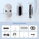 eTRY Window Cleaning Robot with Dual Water Spray 70ML Window Cleaner Robot 3500Pa Suction Power for Windows/Tiles/Glass Door