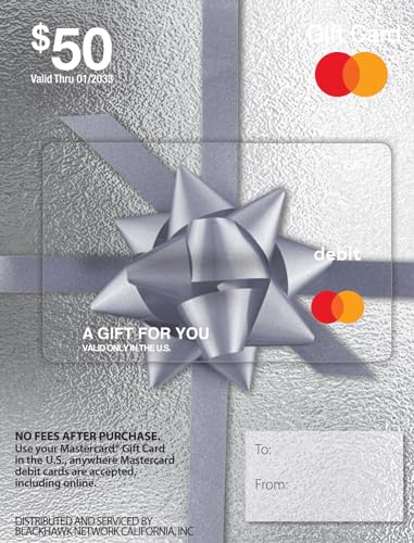 $50 Mastercard Gift Card - Purchase Fee $4.95
