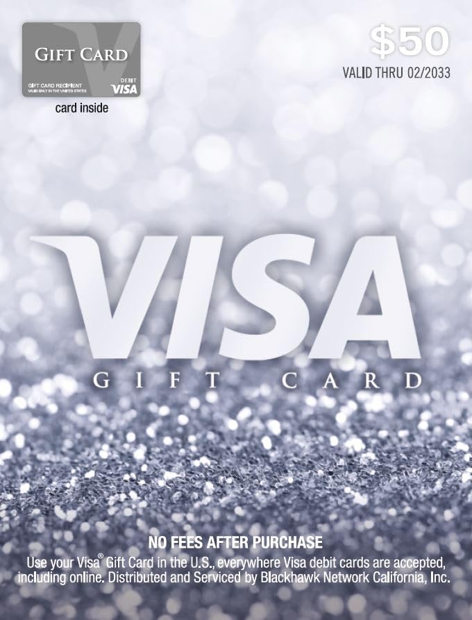 $50 Visa Gift Card with purchase fee