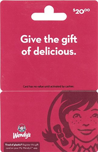 Wendy's $20 Gift Card - Perfect for Any Occasion