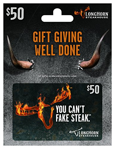 $50 LongHorn Steakhouse Gift Card - Perfect for all!
