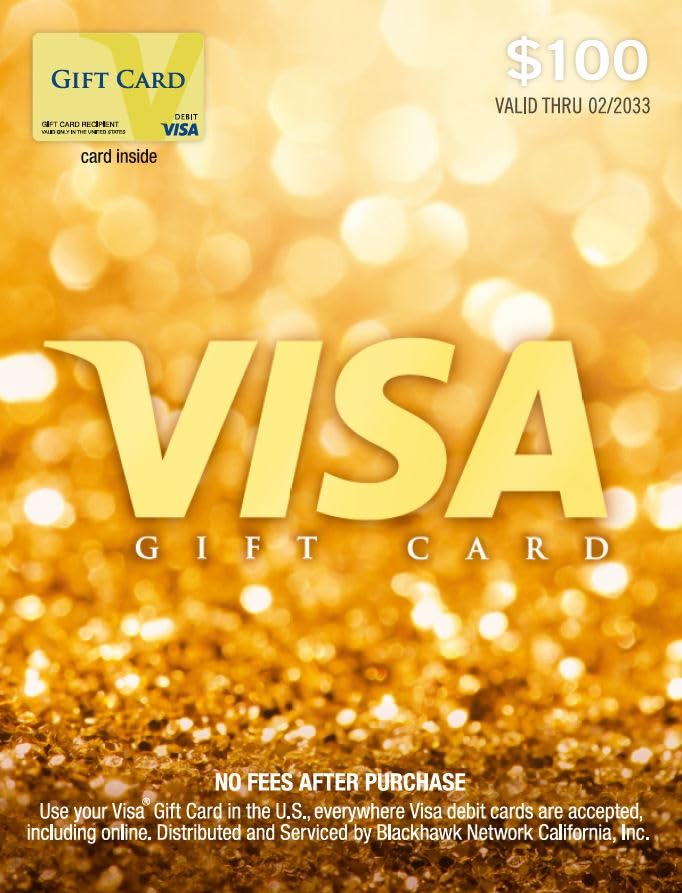 $100 Visa Gift Card with $5.95 Fee