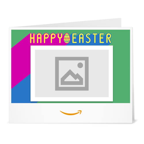Custom Happy Easter Amazon Gift Card with Photo Upload