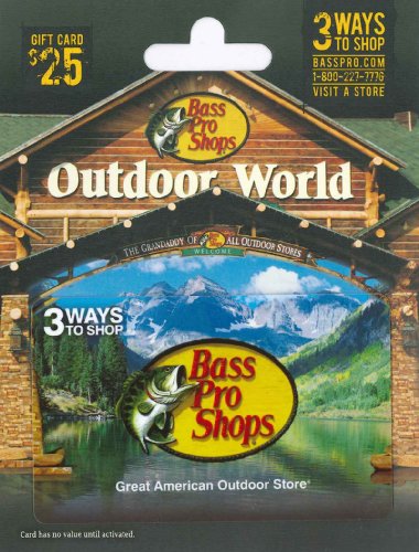 $25 Bass Pro Shops Gift Card