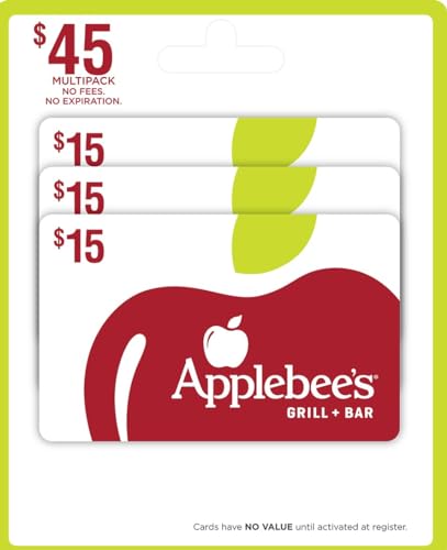 Applebee's Gift Cards Bundle - $15 x 3