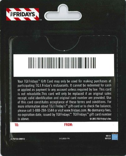 T.G.I. Friday's 3-Pack Gift Cards - $10