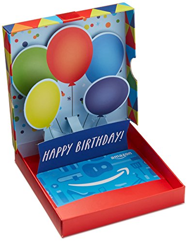 Amazon.com Birthday Gift Card Pop-Up Box