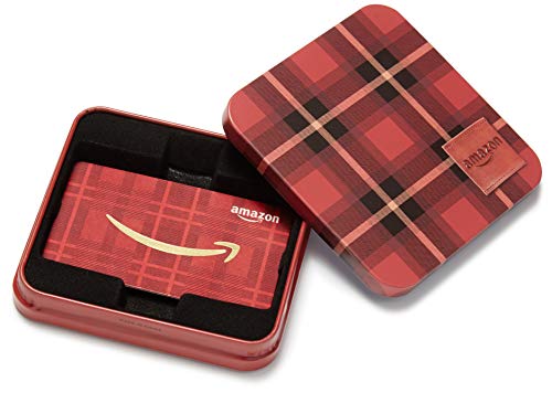 Tartan Plaid Tin Amazon.com Gift Card