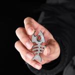 Titanium Fishbone Multitool Bottle Opener and Pry Bar
