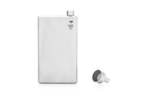Keith Titanium Ti9307 Pocket Flask with Funnel