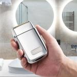 Kemei Cordless Titanium Electric Shaver for Men