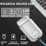 Kemei Cordless Titanium Electric Shaver for Men