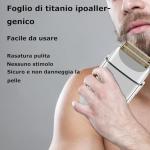 Kemei Cordless Titanium Electric Shaver for Men