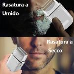 Kemei Cordless Titanium Electric Shaver for Men