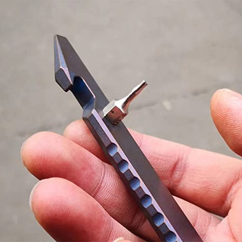 Titanium Pry Bar Crowbar Outdoor Multi-Tool Bottle Opener