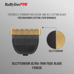 BaBylissPRO FX903G Titanium Fade Clipper Blade