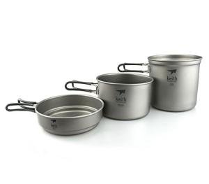 Keith Titanium 3-Piece Cook Set - 2400ml