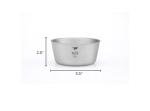 Keith Titanium Double-Wall Insulated Bowl 18.6 oz
