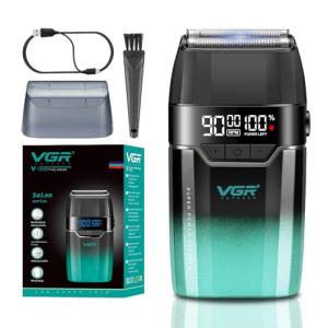 VGR 308 Titanium Foil Cordless Electric Shaver