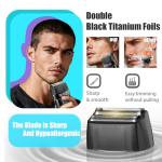 VGR 308 Titanium Foil Cordless Electric Shaver