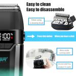 VGR 308 Titanium Foil Cordless Electric Shaver