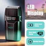 VGR 308 Titanium Foil Cordless Electric Shaver