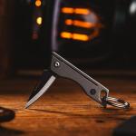 Titanium Mini EDC Pocket Knife with Keychain